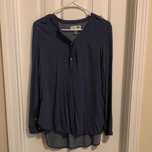 💛 3 for $15 Old Navy Blue Patterned Tunic